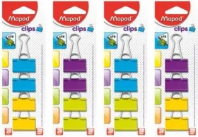 MAPED Vázací klipy 32 mm barevné / 4ks (61006)