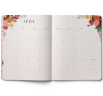 Rifle Paper Co. Měsíční plánovací notes 2026 Dahlia, růžová barva, papír