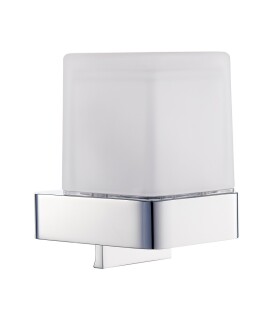 RAV Slezák - NIL - Koupelnový doplněk Dávkovač tekutého mýdla skleněný, Chrom NLA0304 NLA0304