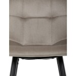 Barová židle, hnědá, látka,AUB-X7015 CAP2