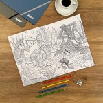 Antistresové omalovánky 210x290mm/32 stran - Barevný oceán