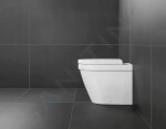 VILLEROY & BOCH - O.novo WC kombi mísa Compact, zadní odpad, DirectFlush, CeramicPlus, alpská bílá 5689R0R1