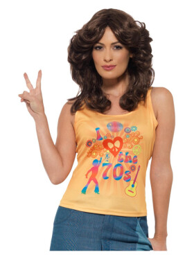 Smiffys.com Tílko - Hipís, dámské