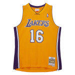 Mitchell & Ness Pánský dres Los Angeles Lakers NBA Pau Gasol #16 Swingman - Žlutá Velikost: M