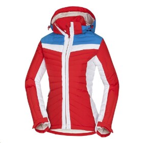 Bunda RETRO VIDARA NORTHFINDER BU-4405SNW dámská zimní s 3D vlákny poppyred XL - poppyred