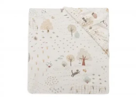 Jollein Prostěradlo napínací 120x60 cm Tiny Park 1 ks (511-507-68102)