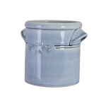 Strömshaga Keramický obal na květiny Brobacka Light Blue 1 L, modrá barva, keramika