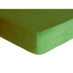 DekorTextil Napínací prostěradlo FROTÉ Premium olivové ROZMĚR: (š/d/v) 100 x 220 x 20 cm