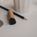 Eulenschnitt Guma na gumování Heart Black, černá barva, plast
