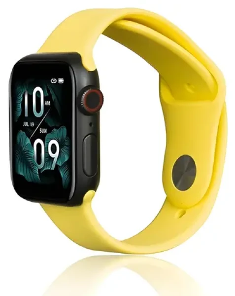 Beline Silicone Collection žlutý / Řemínek pro Apple Watch / Silikonový / 38/40/41 mm