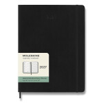 Diář MOLESKINE 2027 týdenní měkký černý XL