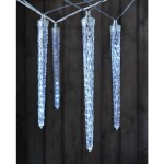 Emos Zy2004 Led vánoční girlanda – 10x rampouch, studená bílá