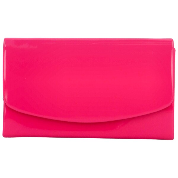 Stylové lakované dámské psaníčko Xawera, fuchsiová