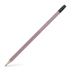 Faber-Castell Grip 2001 růžová / Grafitová tužka s gumou / trojhranná / tvrdost B (217237)