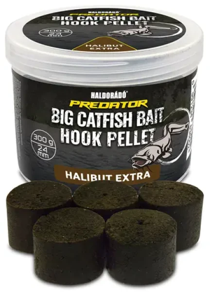 Haldorádó Pelety Catfish Bait Hook Pellet 300g 24mm Halibut Extra (HD36002)