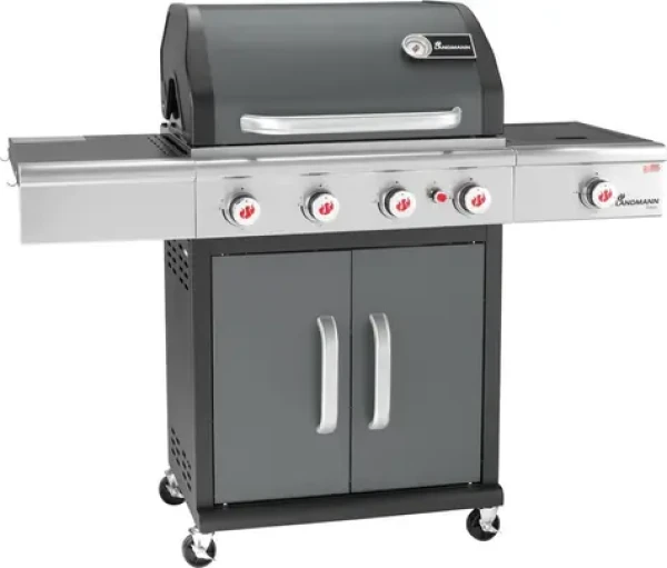 LANDMANN Plynový gril Triton PTS 4.1 šedá (12964) / 15 kW / rošt 65 x 44 cm (12964)