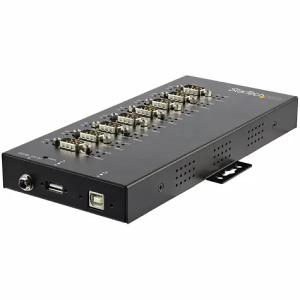 StarTech černá / Adaptér USB na sériový port (RS232) / 8 portů / USB 2.0 (ICUSB234858I)