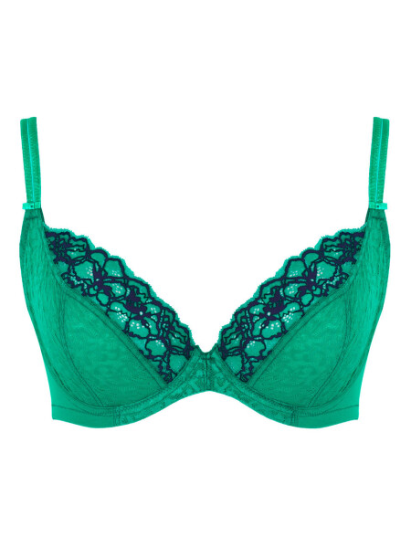 Panache Envy Plunge emerald leopard 7286C 80FF