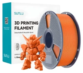 Sunlu Filament PLA+ 2.0 slunečně oranžová / Struna pro 3D tiskárnu / PLA+ 2.0 / 1,75 mm / 1 kg (PLA+ 2.0 SO)