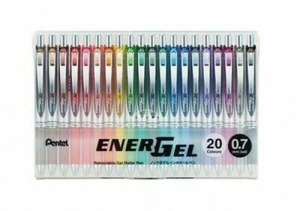 Pentel EnerGel BL77 sada 20 barev
