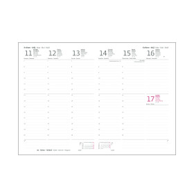 Týdenní diář 2026 Karton P+P A5 - VERDE zelená