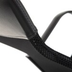 Kancelářská židle, houpací mechanismus, černá síťovina, KA-L601 BK