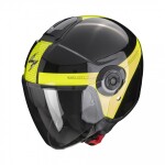 Moto přilba Scorpion Exo-City II Short metalická černo/neonově žlutá - XS