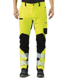 ISSA - Industrial Starter Kalhoty EXTREME HIVI 8830BHV pánské žluto-černé XL žluto černé
