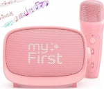 MYFIRST Karaoke sada Voice 2 růžová / Mikrofon a reproduktor / bezdrátová / zvukové efekty (FV5201SA-PK01)