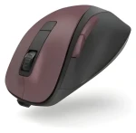 Hama MW-500 Recharge bordó / Bezdrátová optická myš / nabíjecí / tichá / 6 tlačítek / 2,4 GHz