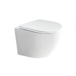 MEREO - WC závěsné kapotované, RIMLESS, 490x370x360, keramické, vč. sedátka CSS113S VSD82S