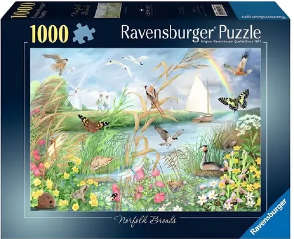 RAVENSBURGER Puzzle Norfolkské jezero