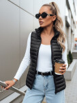 Dámská prošívaná vesta STANSY černá FashionStreet TY3102 L