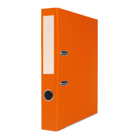 Pákový pořadač OFFICE PRODUCTS Basic, A4/50 mm, PP, kovová lišta, oranžový