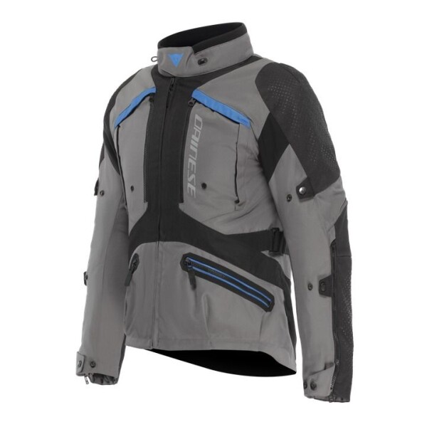 Dainese Gullfoss D-Dry adventure bunda šedá/černá/modrá vel.52 - 50