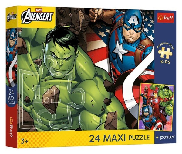 Puzzle Avengers: Hrdinové MAXI 24 dílků