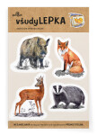 VšudyLEPKA vel. 1 -037 - Lesní zvířata