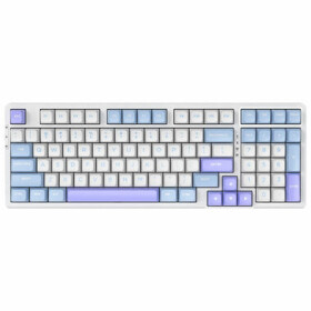 VGN V98 Pro Blueberry Ice Cream - Sea Salt / Bezdrátová herní klávesnice / mechanická / 2.4GHz + Bluetooth / US Layout (V98 PRO V2 BICSS)