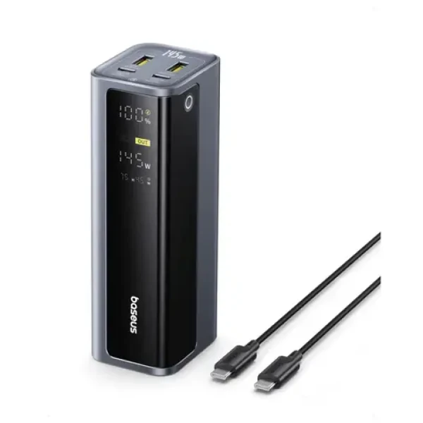 Baseus EnerGeek GP12 černá / Powerbanka / 20800mAh / 145W / 4 porty (P10082109813-00)
