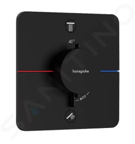 HANSGROHE - ShowerSelect Comfort Termostatická baterie pod omítku, pro 2 spotřebiče, matná černá 15583670