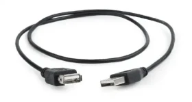 Gembird CC-USB2-AMAF-75CM/300-BK USB 2.0, 0,75m, černý