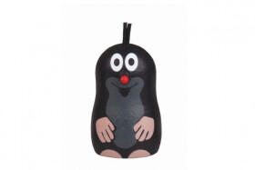 Dřevěný magnet Krtek smějící se