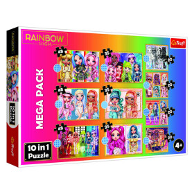 Trefl Puzzle Rainbow High MEGA PACK/10v1