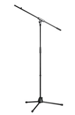 KM 27105 mikrofonní stojan černá / výška 900 - 1600 mm (27105-300-55)