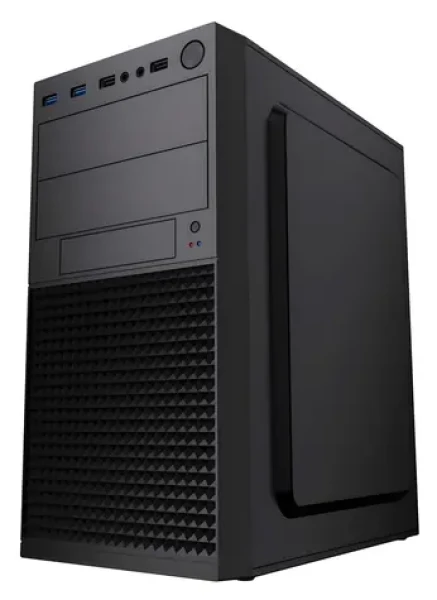 GEMBIRD Fornax K300 černá / Skříň / Micro-ATX, Mini-ITX / 2x USB3.0 / 2x USB2.0 / bez zdroje (CCC-FC-K300)