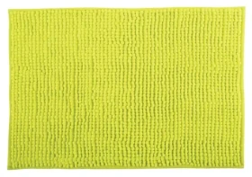 MSV CHENILLE koupelnová předložka 60 x 90 cm limetková / polyester / protiskluzová