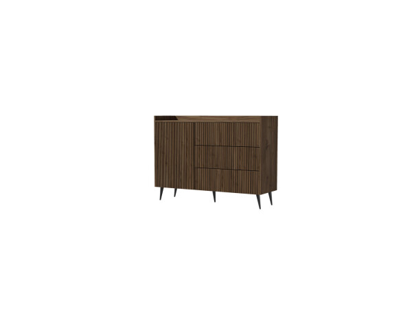 Komoda Ademo 4 Barva korpusu + barva dveří: Ořech