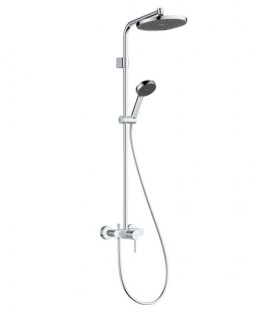 HANSGROHE - Activera S Sprchový set s baterií, průměr 24 cm, 2 proudy, EcoSmart, chrom 28875000