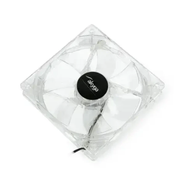 Akyga červená / Ventilátor / 120 mm / 4x červená LED / Molex (AW-12A-BR)