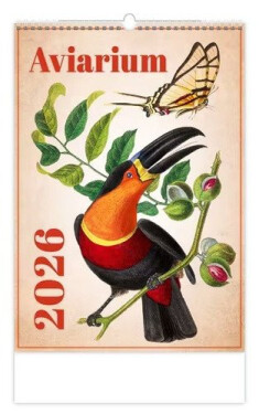 Kalendář nástěnný 2026 - Aviarium